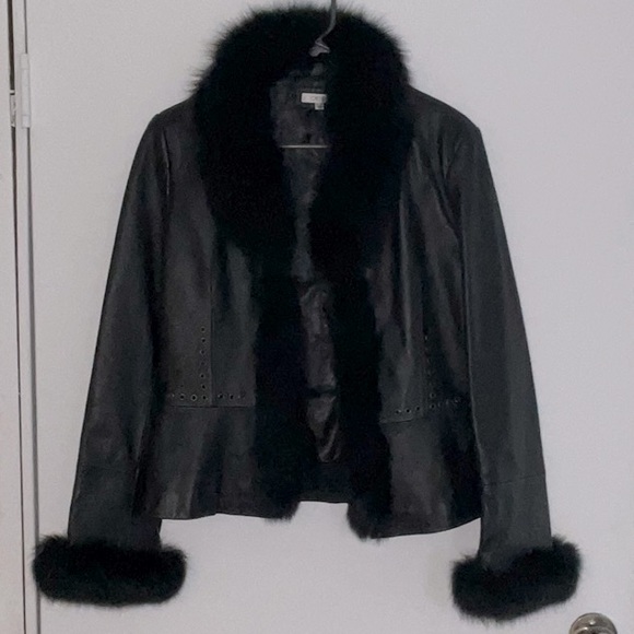 Cache Jackets & Blazers - ✨Y2K Vintage Leather Jacket✨ ✨NWOT✨